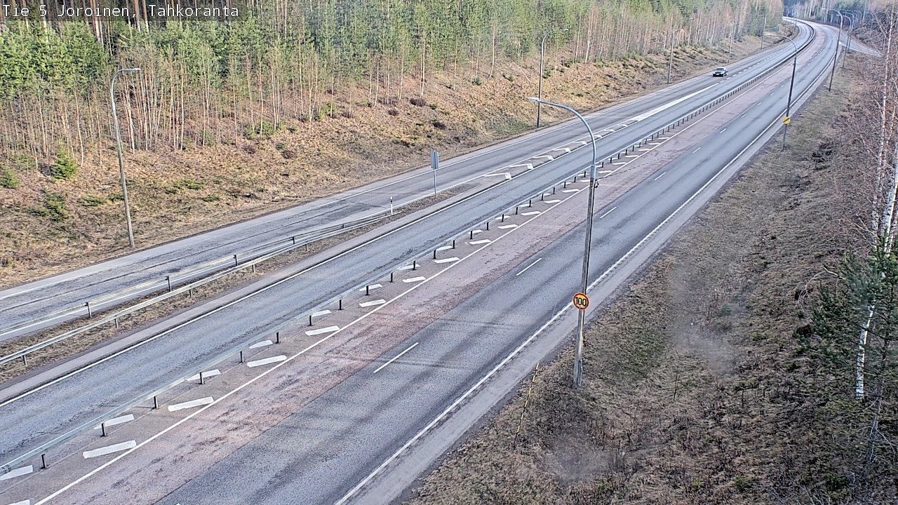 Weather Camera Image Road 5 Joroinen, Tahkoranta, Joroinen, Pohjois-Savo