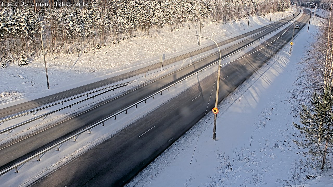 Weather Camera Image Road 5 Joroinen, Tahkoranta, Joroinen, Pohjois-Savo