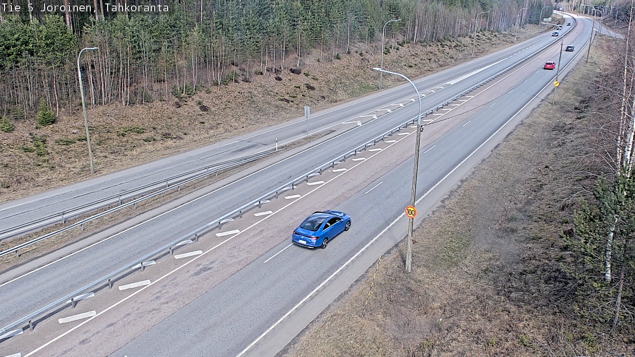Weather Camera Image Road 5 Joroinen, Tahkoranta, Joroinen, Pohjois-Savo