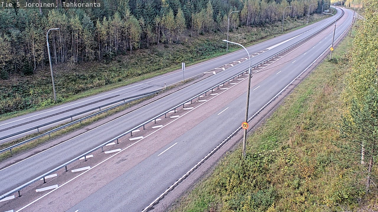 Weather Camera Image Väg 5 Jorois, Tahkoranta, Joroinen, Pohjois-Savo