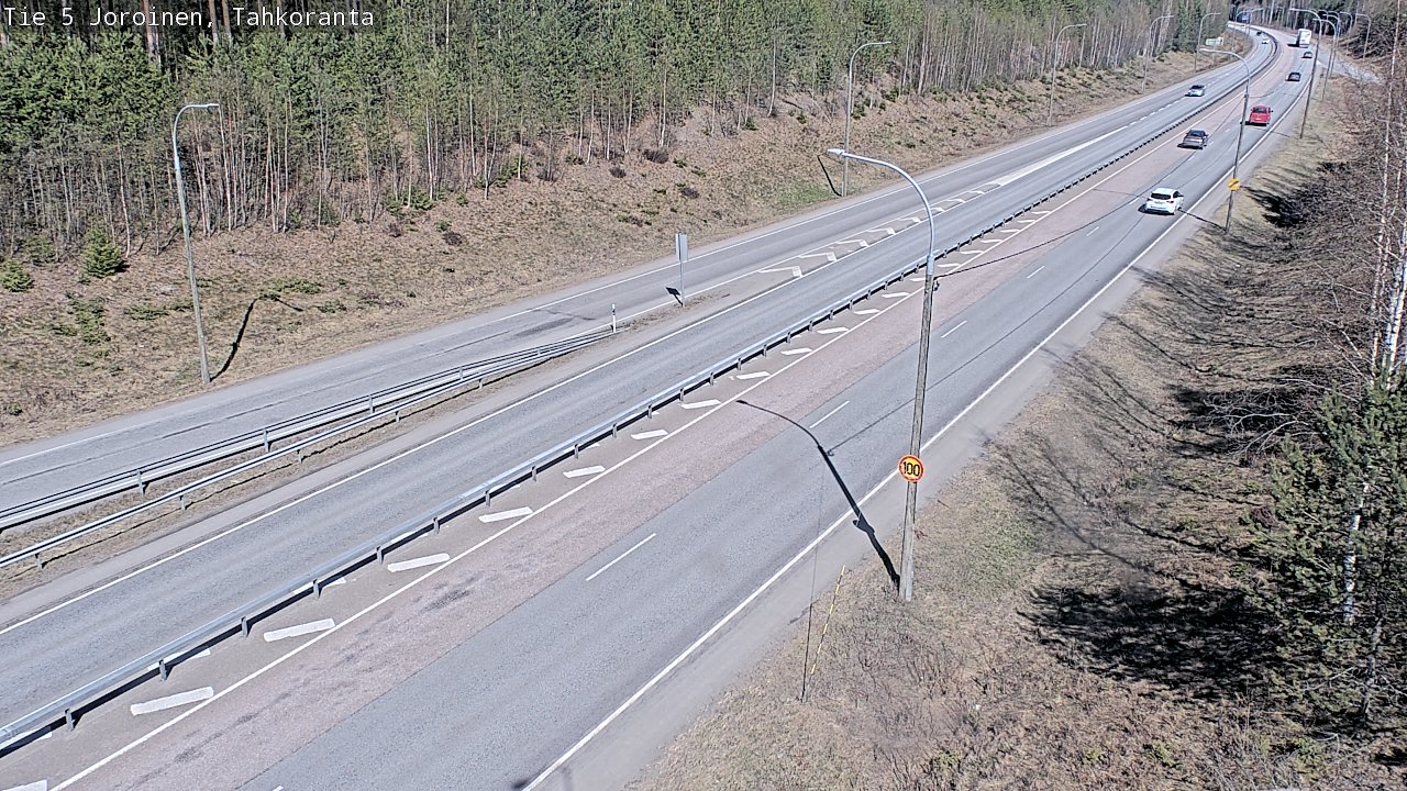 Kelikamerat Kuva Tie 5 Joroinen, Tahkoranta, Joroinen, Pohjois-Savo