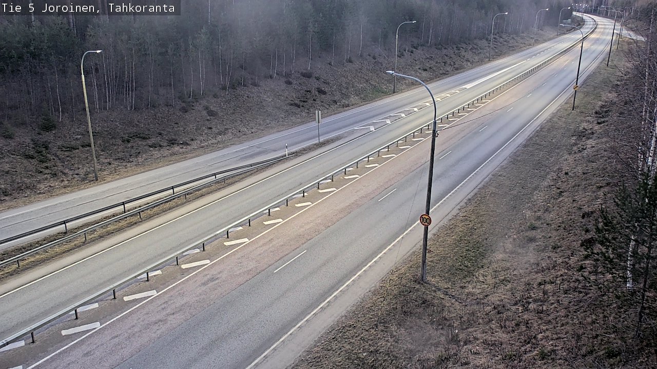 Weather Camera Image Road 5 Joroinen, Tahkoranta, Joroinen, Pohjois-Savo