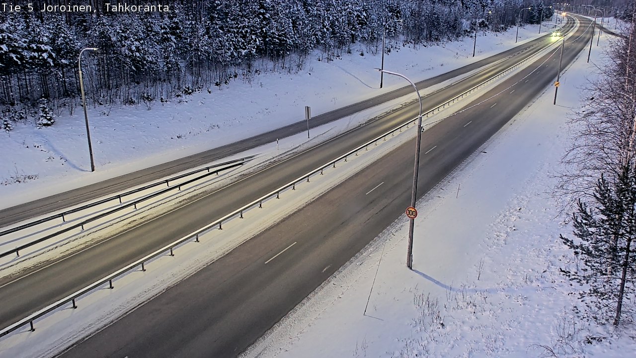 Weather Camera Image Road 5 Joroinen, Tahkoranta, Joroinen, Pohjois-Savo