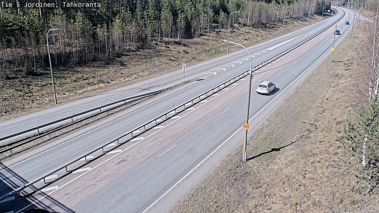 Weather Camera Image Road 5 Joroinen, Tahkoranta, Joroinen, Pohjois-Savo