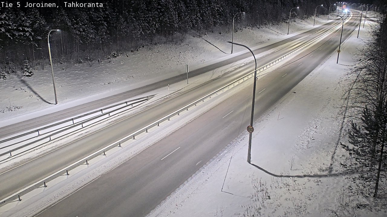 Weather Camera Image Road 5 Joroinen, Tahkoranta, Joroinen, Pohjois-Savo