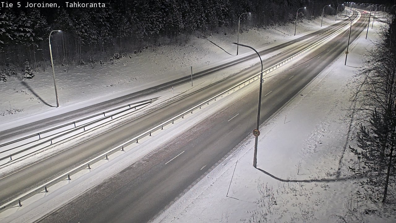 Weather Camera Image Väg 5 Jorois, Tahkoranta, Joroinen, Pohjois-Savo