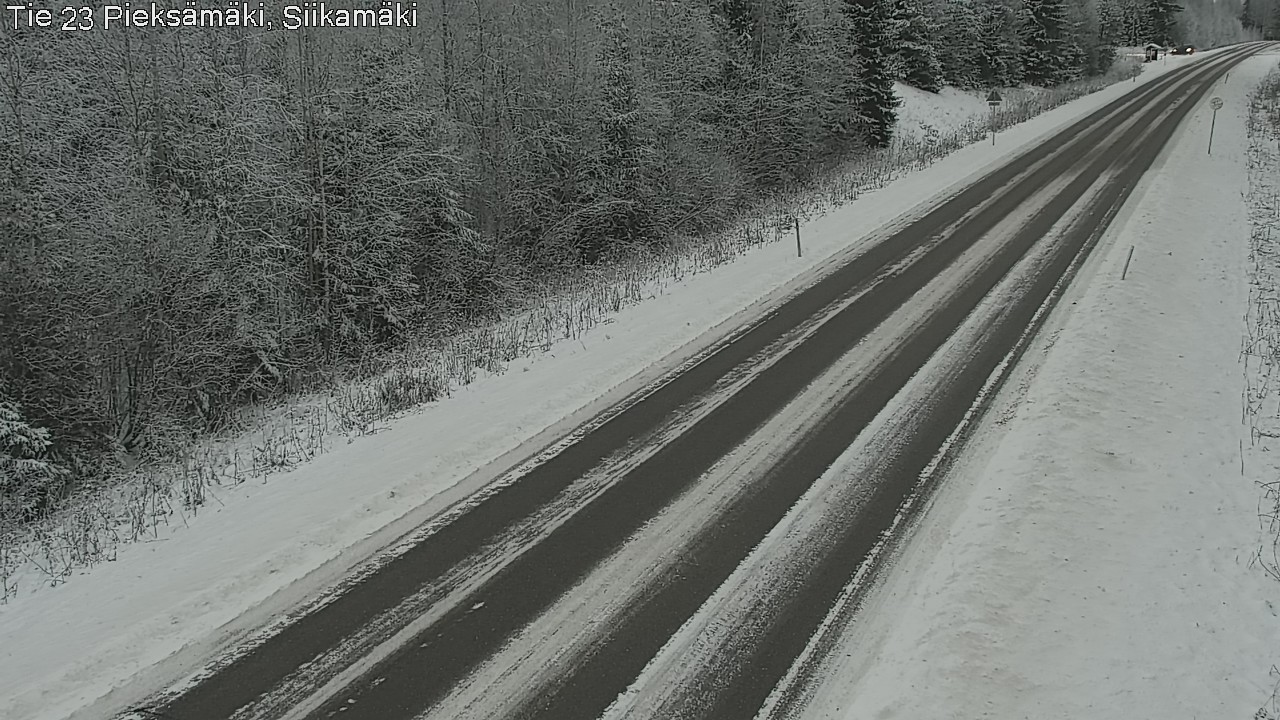 Weather Camera Image Road 23 Pieksämäki, Siikamäki, Pieksämäki, Etelä-Savo
