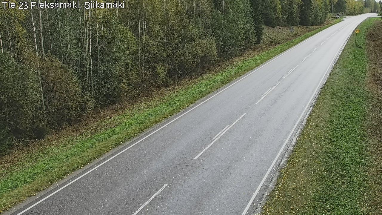 Weather Camera Image Road 23 Pieksämäki, Siikamäki, Pieksämäki, Etelä-Savo
