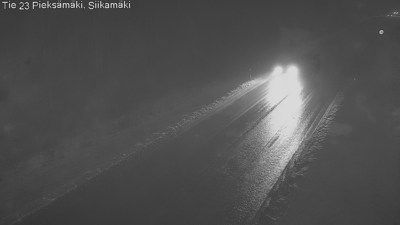 Weather Camera Image Väg 23 Pieksämäki, Siikamäki, Pieksämäki, Etelä-Savo
