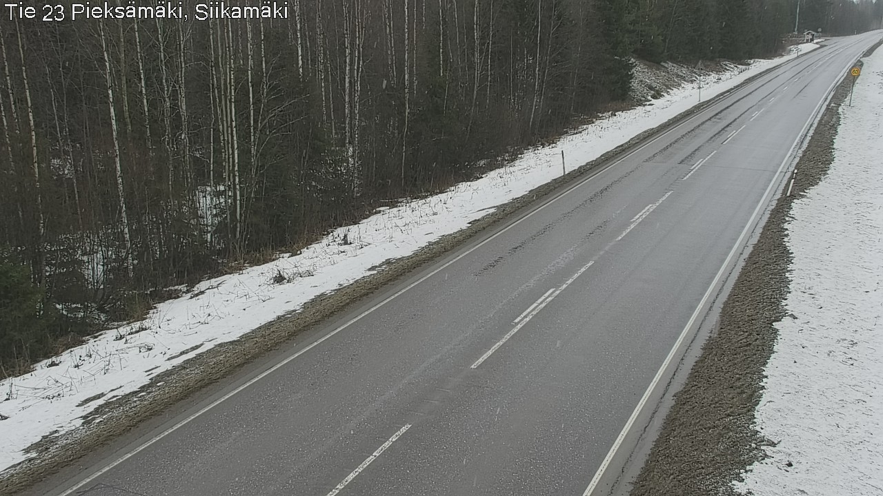 Weather Camera Image Road 23 Pieksämäki, Siikamäki, Pieksämäki, Etelä-Savo