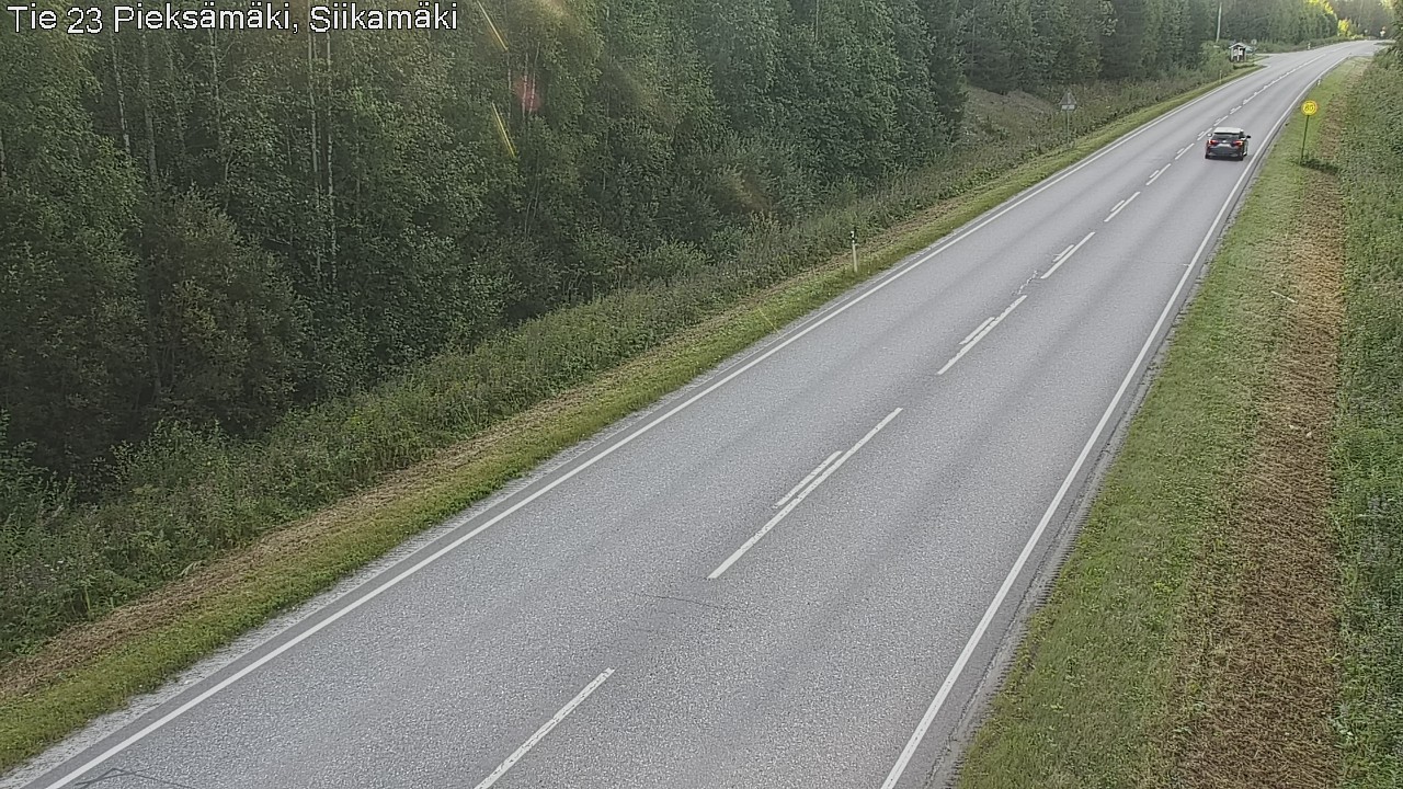 Weather Camera Image Road 23 Pieksämäki, Siikamäki, Pieksämäki, Etelä-Savo