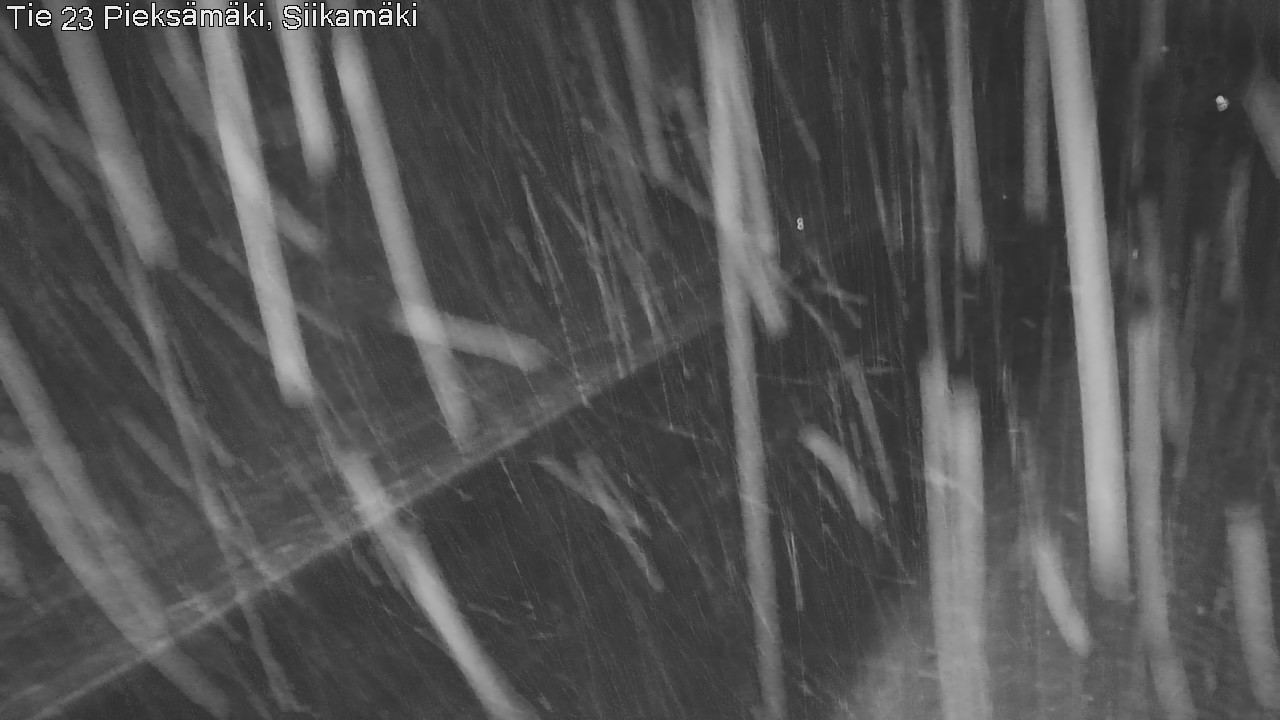 Weather Camera Image Road 23 Pieksämäki, Siikamäki, Pieksämäki, Etelä-Savo