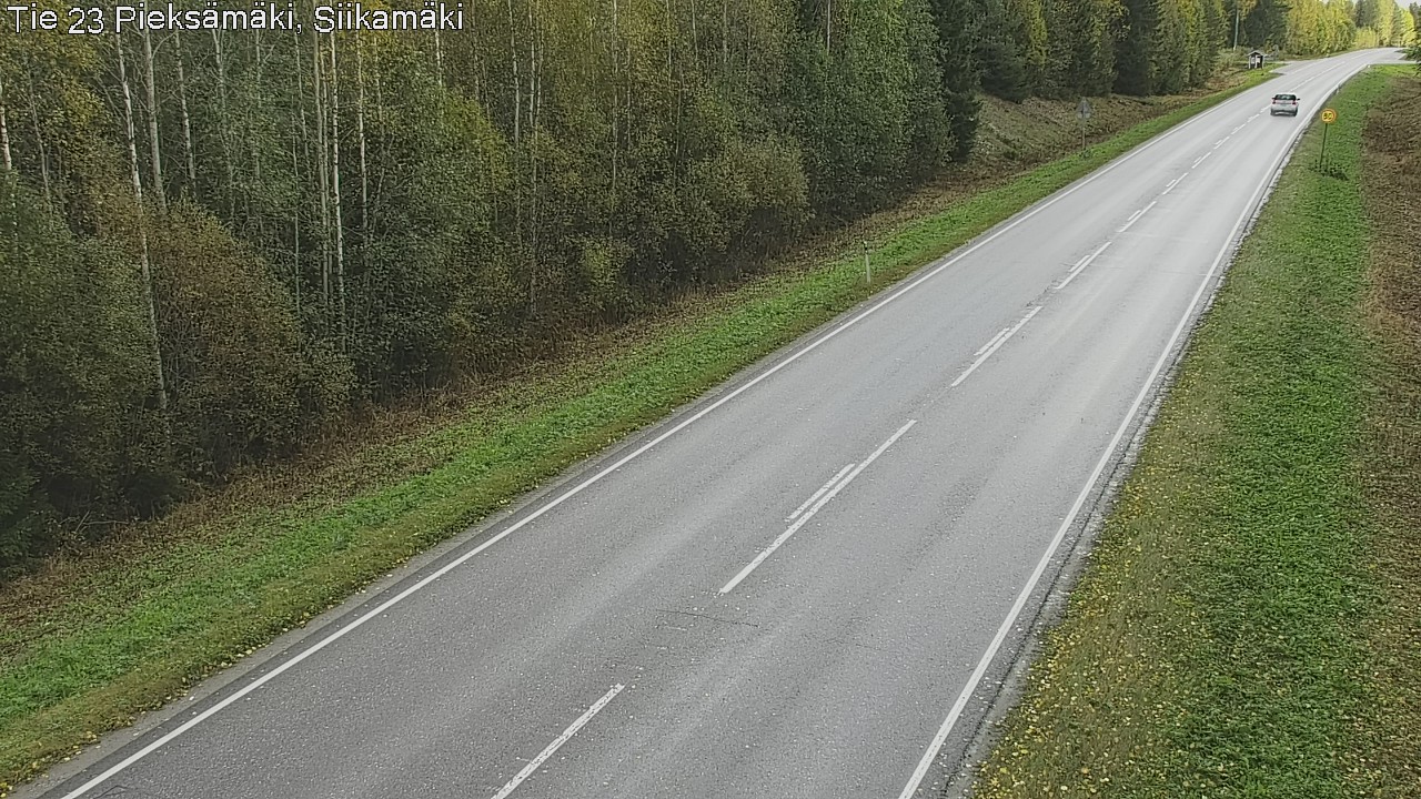 Weather Camera Image Road 23 Pieksämäki, Siikamäki, Pieksämäki, Etelä-Savo
