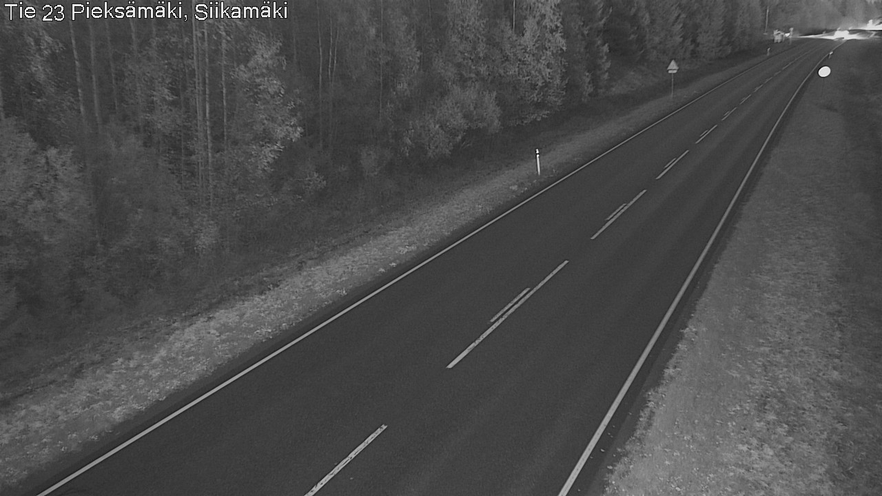 Weather Camera Image Road 23 Pieksämäki, Siikamäki, Pieksämäki, Etelä-Savo