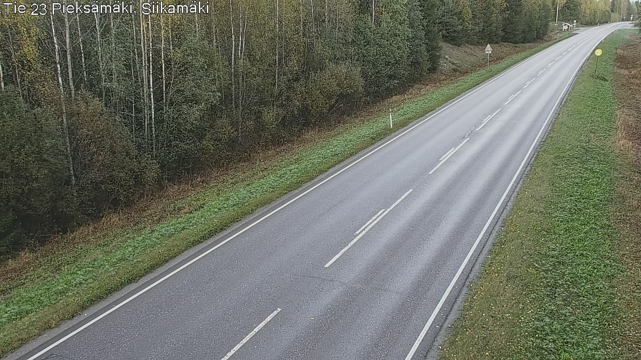 Weather Camera Image Road 23 Pieksämäki, Siikamäki, Pieksämäki, Etelä-Savo