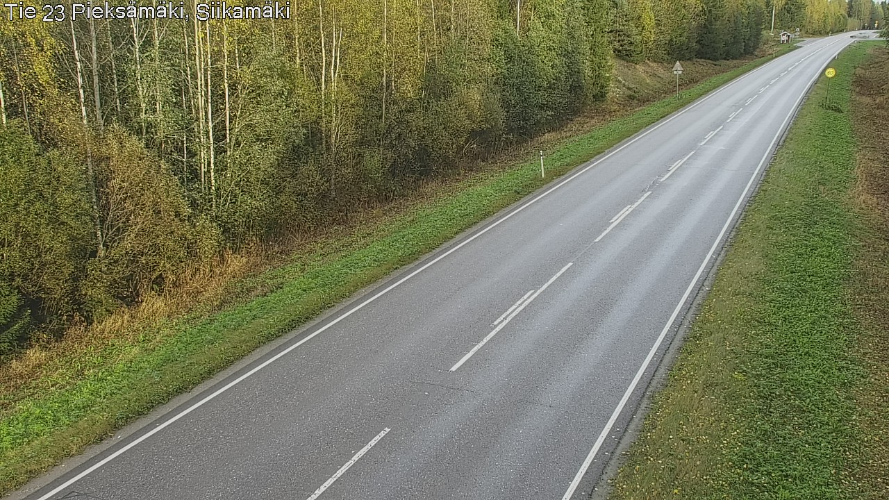 Weather Camera Image Road 23 Pieksämäki, Siikamäki, Pieksämäki, Etelä-Savo