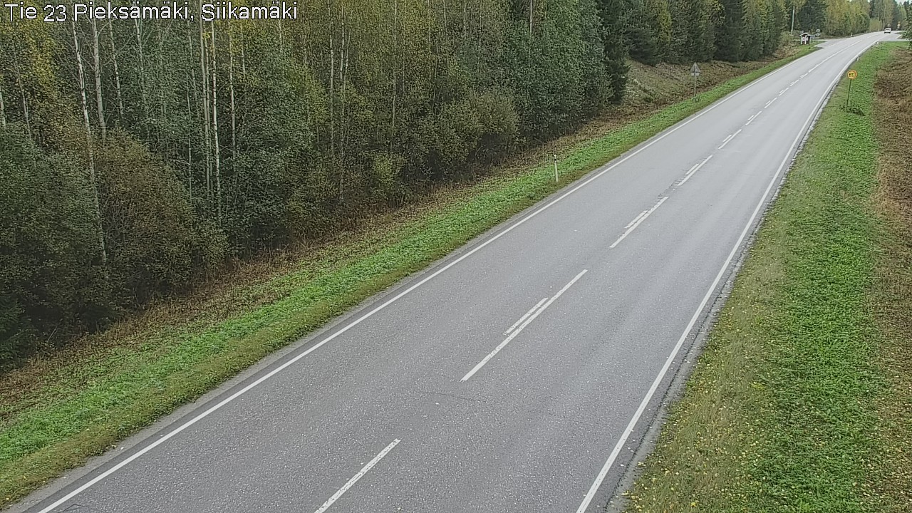 Weather Camera Image Road 23 Pieksämäki, Siikamäki, Pieksämäki, Etelä-Savo