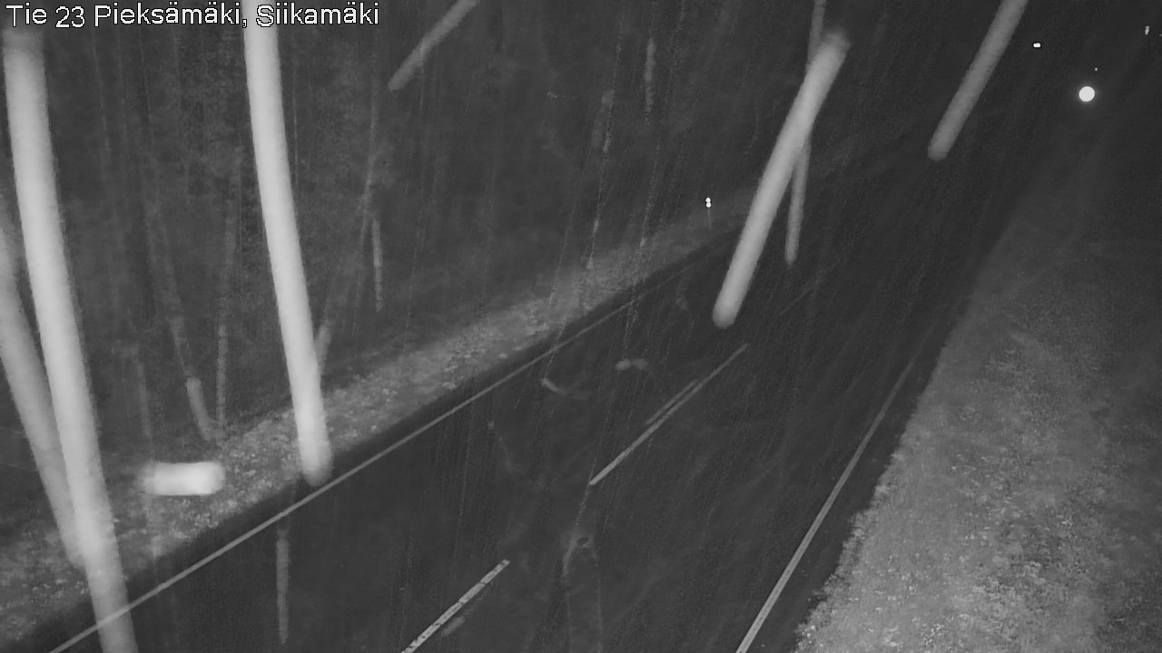 Weather Camera Image Road 23 Pieksämäki, Siikamäki, Pieksämäki, Etelä-Savo