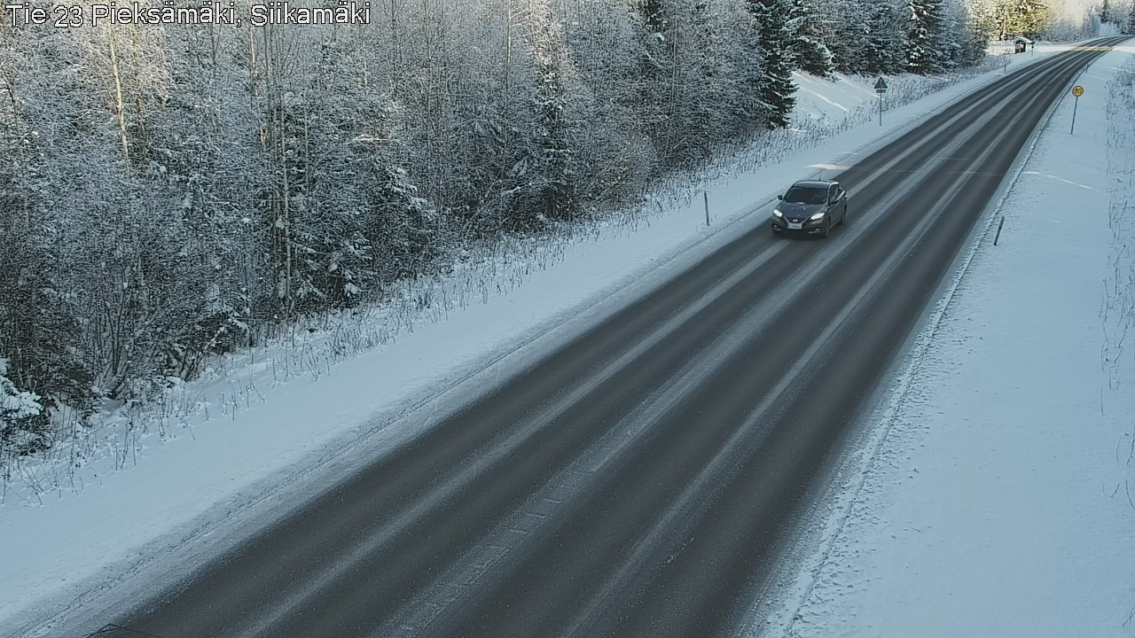 Weather Camera Image Road 23 Pieksämäki, Siikamäki, Pieksämäki, Etelä-Savo