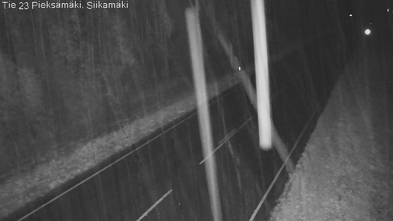 Weather Camera Image Road 23 Pieksämäki, Siikamäki, Pieksämäki, Etelä-Savo