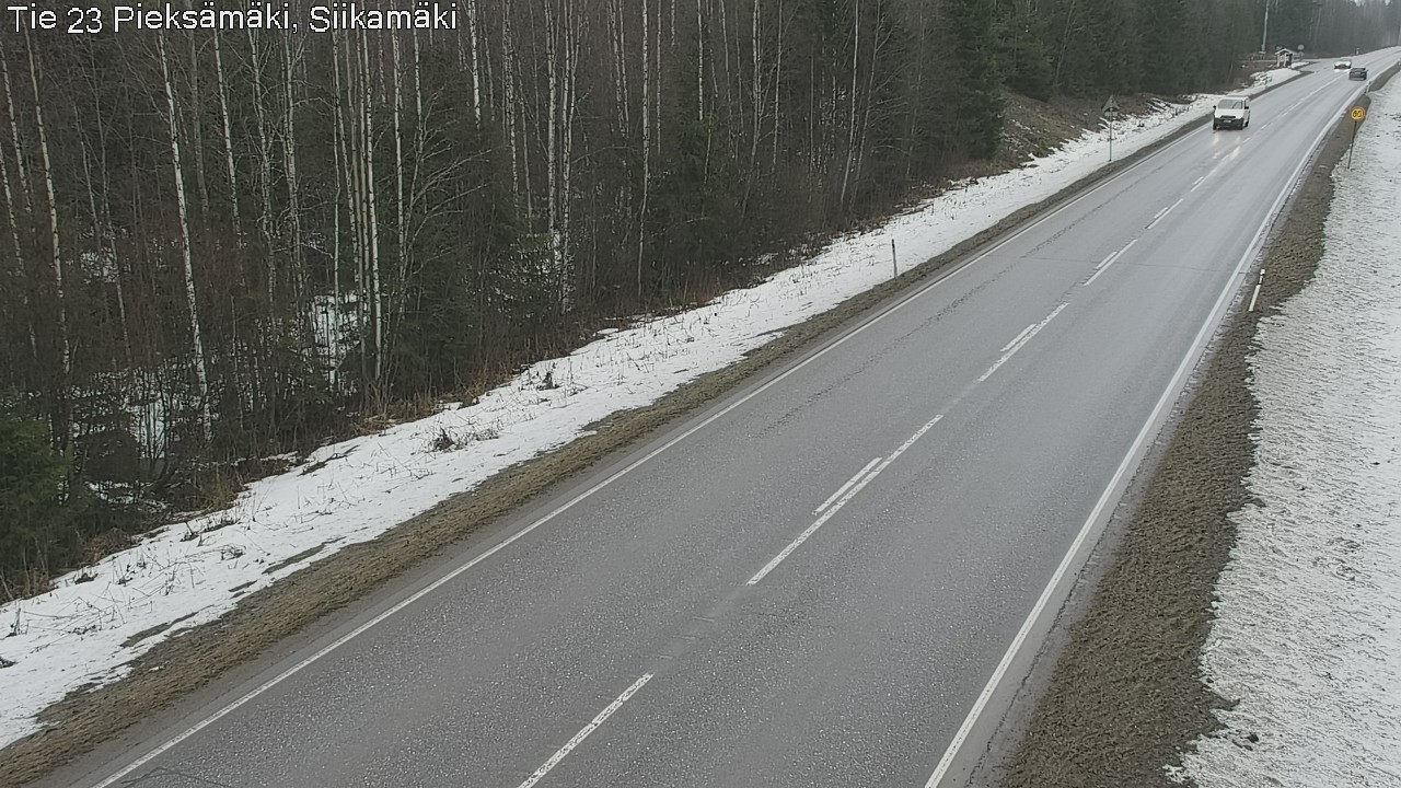 Weather Camera Image Road 23 Pieksämäki, Siikamäki, Pieksämäki, Etelä-Savo