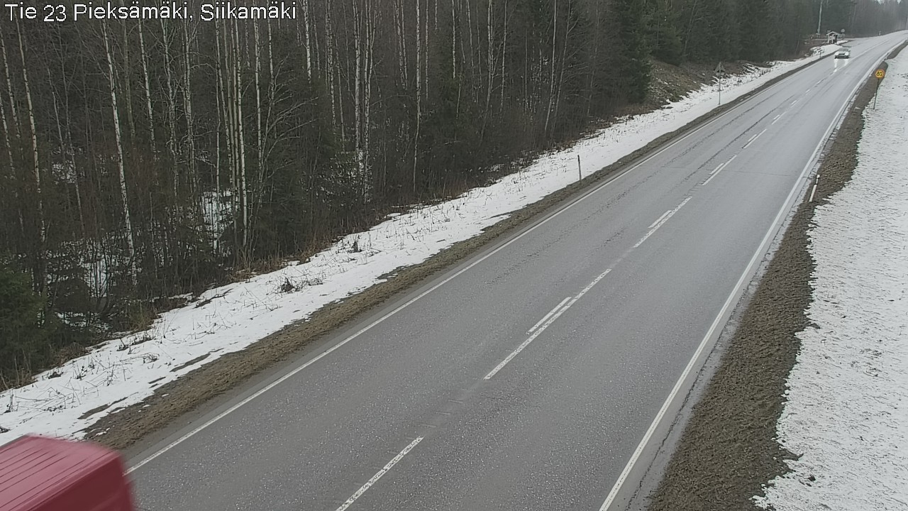 Weather Camera Image Road 23 Pieksämäki, Siikamäki, Pieksämäki, Etelä-Savo