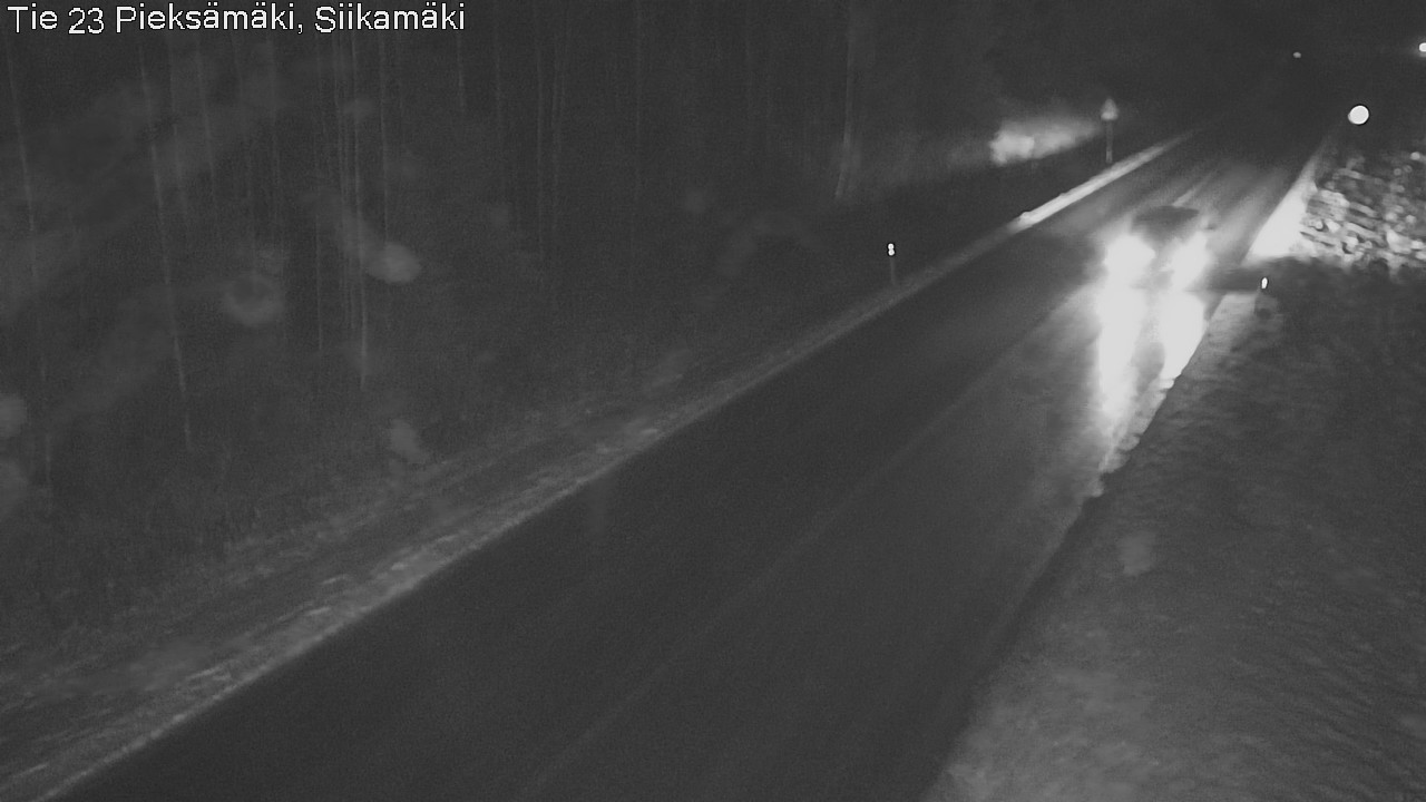 Weather Camera Image Väg 23 Pieksämäki, Siikamäki, Pieksämäki, Etelä-Savo