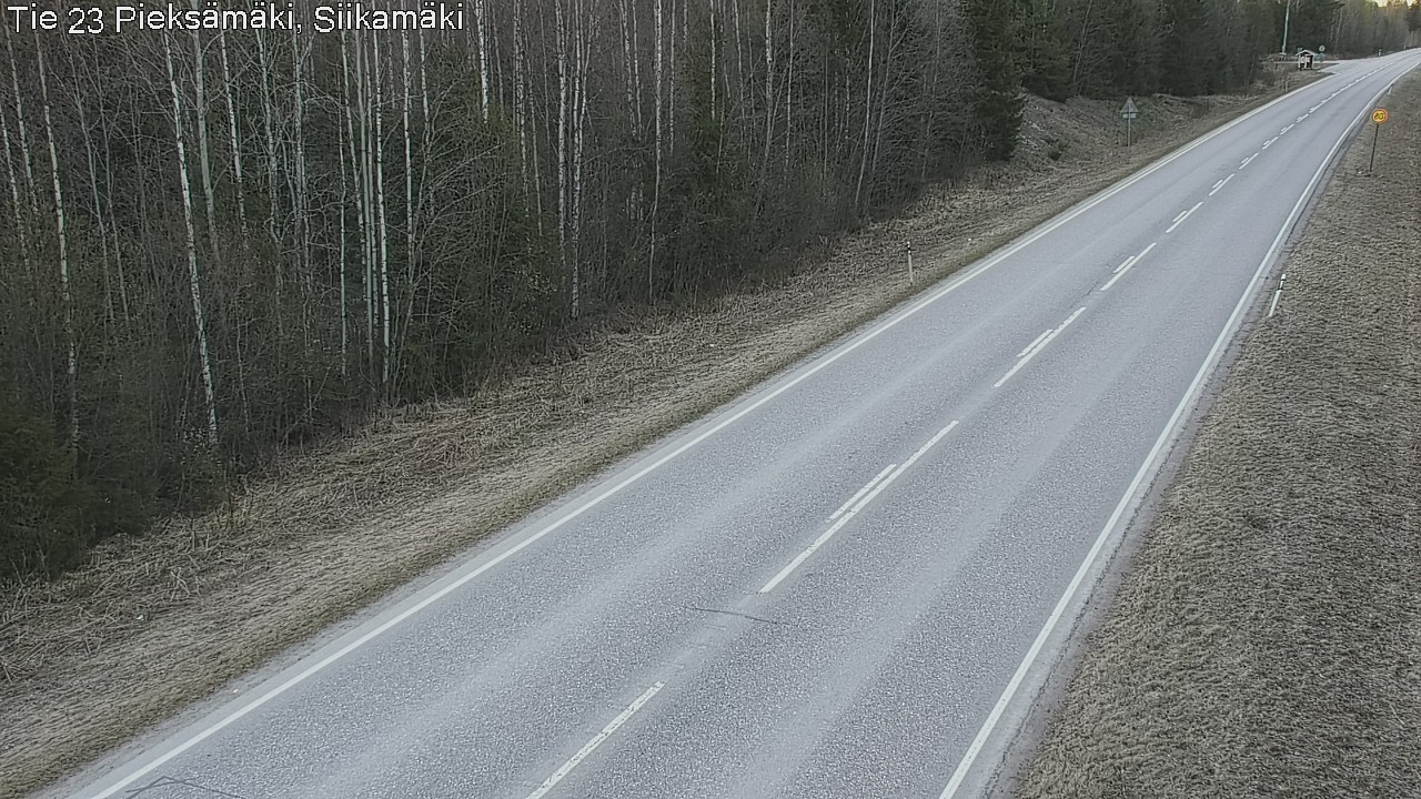 Weather Camera Image Road 23 Pieksämäki, Siikamäki, Pieksämäki, Etelä-Savo