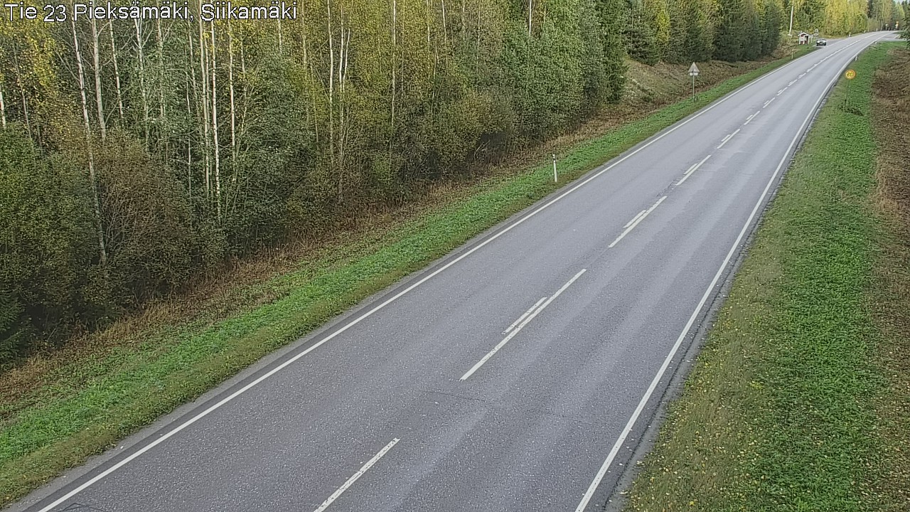Weather Camera Image Road 23 Pieksämäki, Siikamäki, Pieksämäki, Etelä-Savo