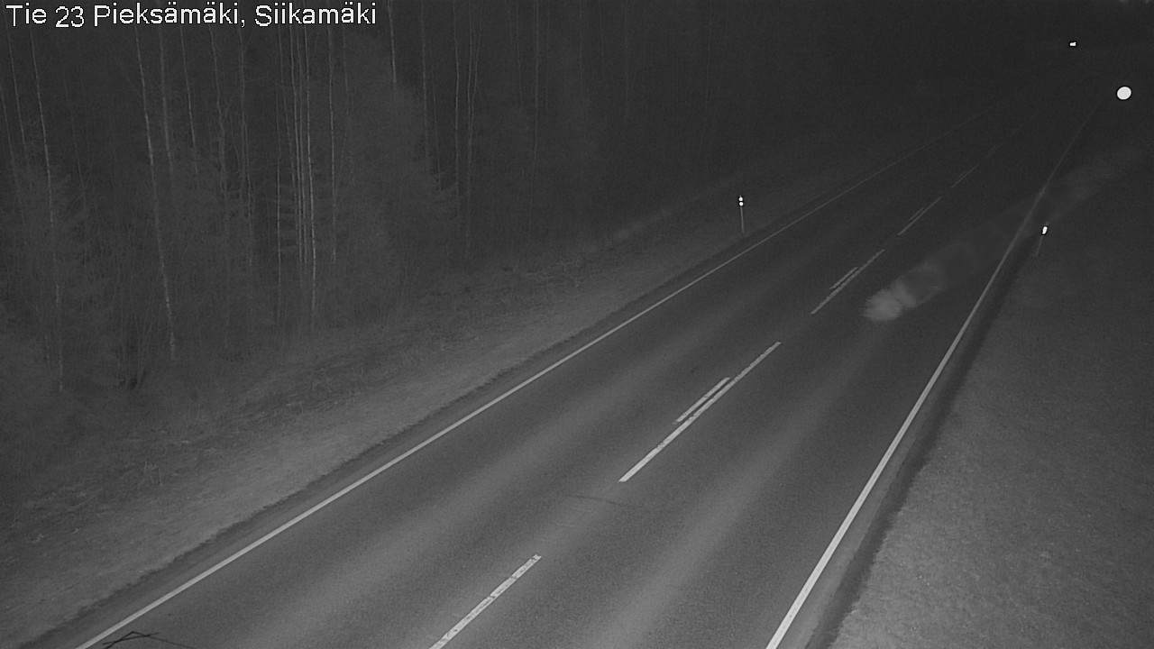 Weather Camera Image Road 23 Pieksämäki, Siikamäki, Pieksämäki, Etelä-Savo