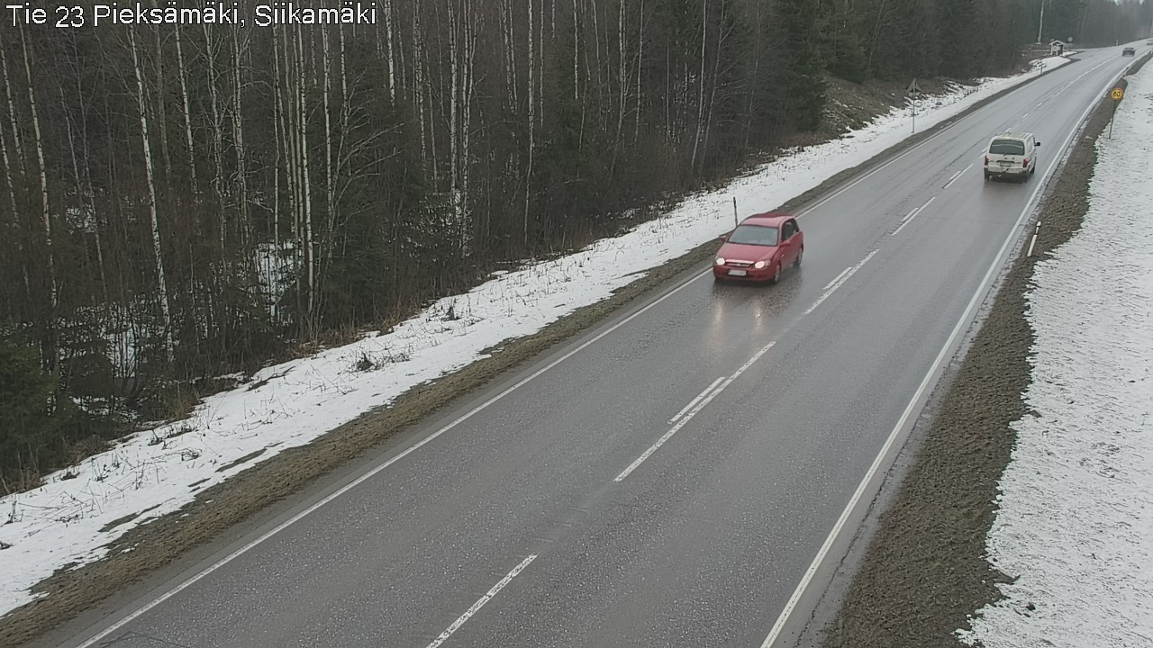 Weather Camera Image Road 23 Pieksämäki, Siikamäki, Pieksämäki, Etelä-Savo