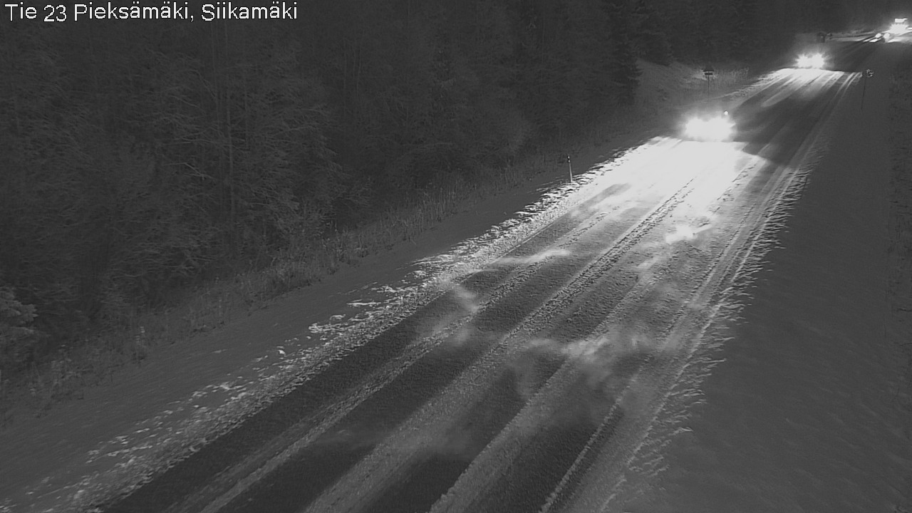 Weather Camera Image Road 23 Pieksämäki, Siikamäki, Pieksämäki, Etelä-Savo