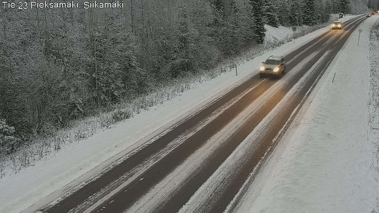 Weather Camera Image Road 23 Pieksämäki, Siikamäki, Pieksämäki, Etelä-Savo