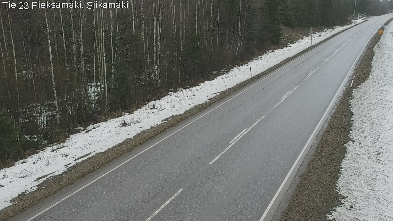 Weather Camera Image Road 23 Pieksämäki, Siikamäki, Pieksämäki, Etelä-Savo
