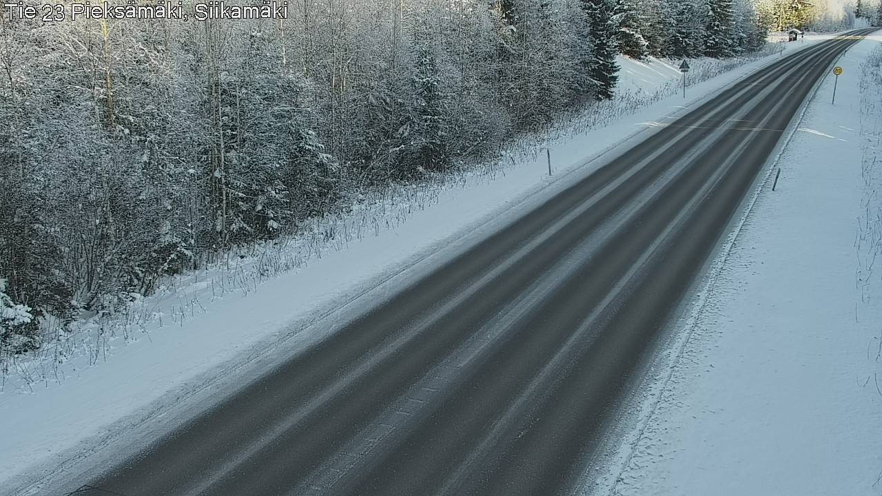 Weather Camera Image Road 23 Pieksämäki, Siikamäki, Pieksämäki, Etelä-Savo