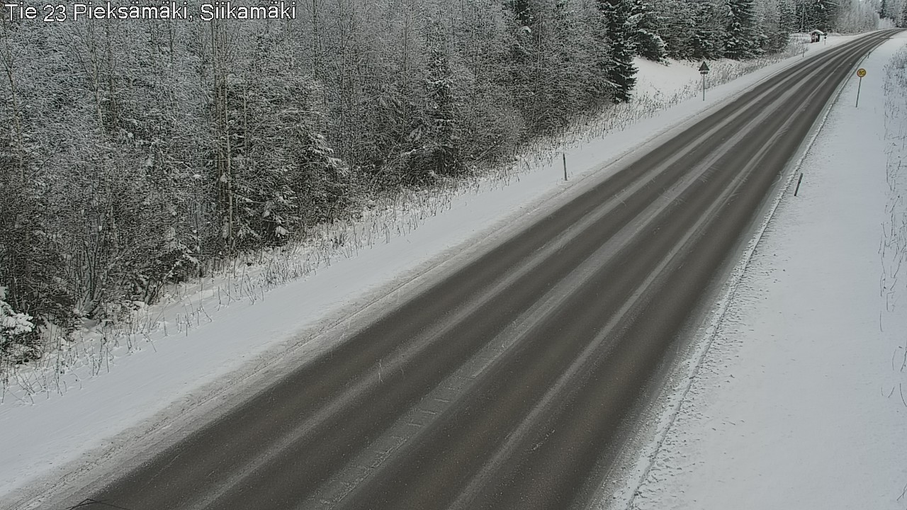 Weather Camera Image Road 23 Pieksämäki, Siikamäki, Pieksämäki, Etelä-Savo