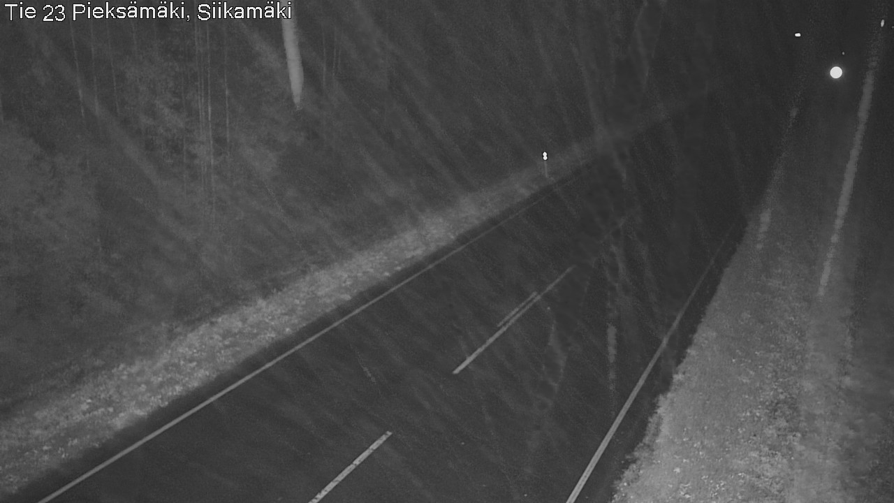 Weather Camera Image Road 23 Pieksämäki, Siikamäki, Pieksämäki, Etelä-Savo