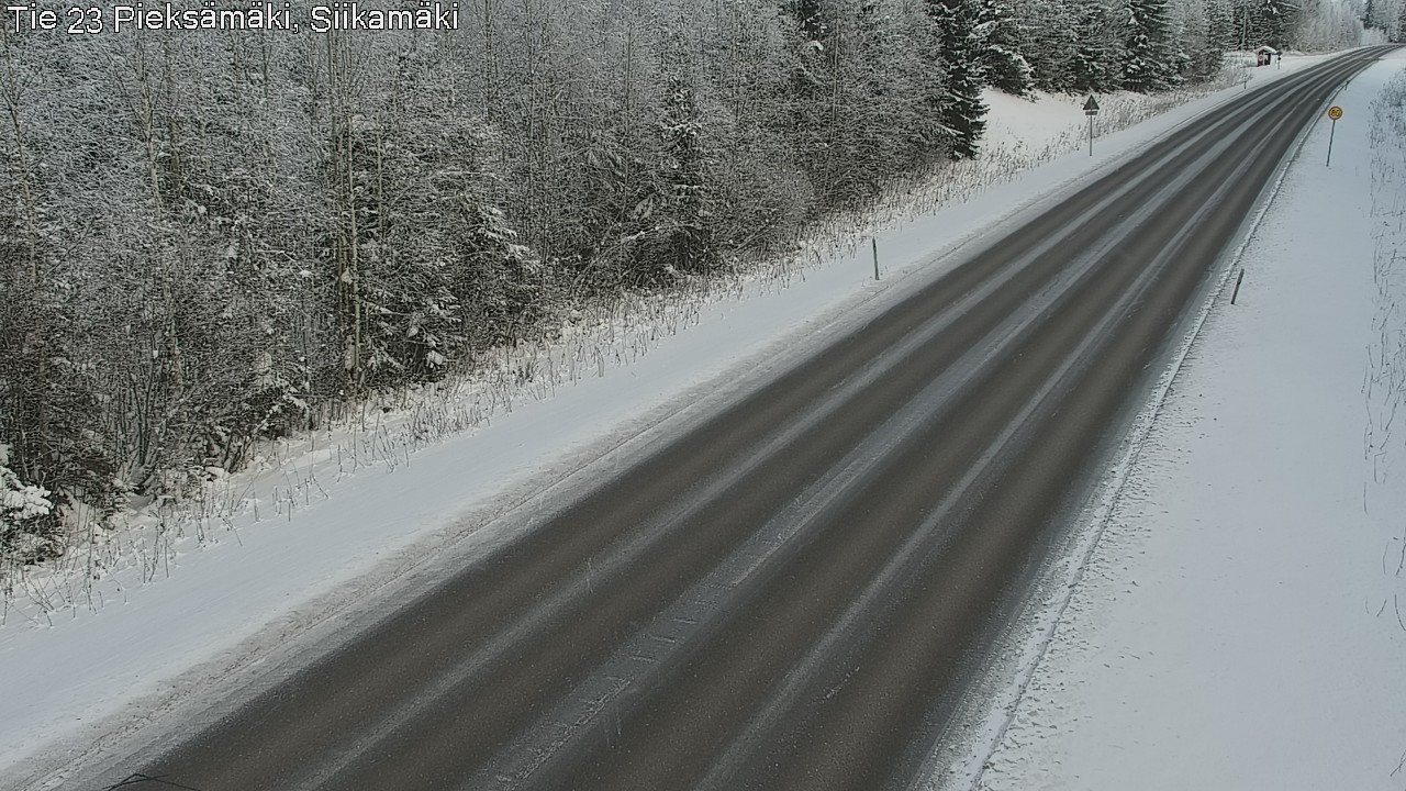 Weather Camera Image Road 23 Pieksämäki, Siikamäki, Pieksämäki, Etelä-Savo