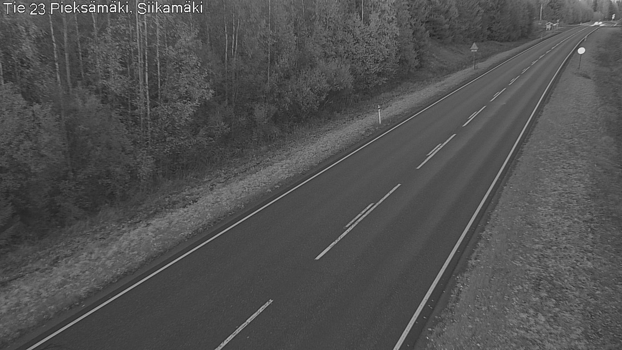 Weather Camera Image Road 23 Pieksämäki, Siikamäki, Pieksämäki, Etelä-Savo