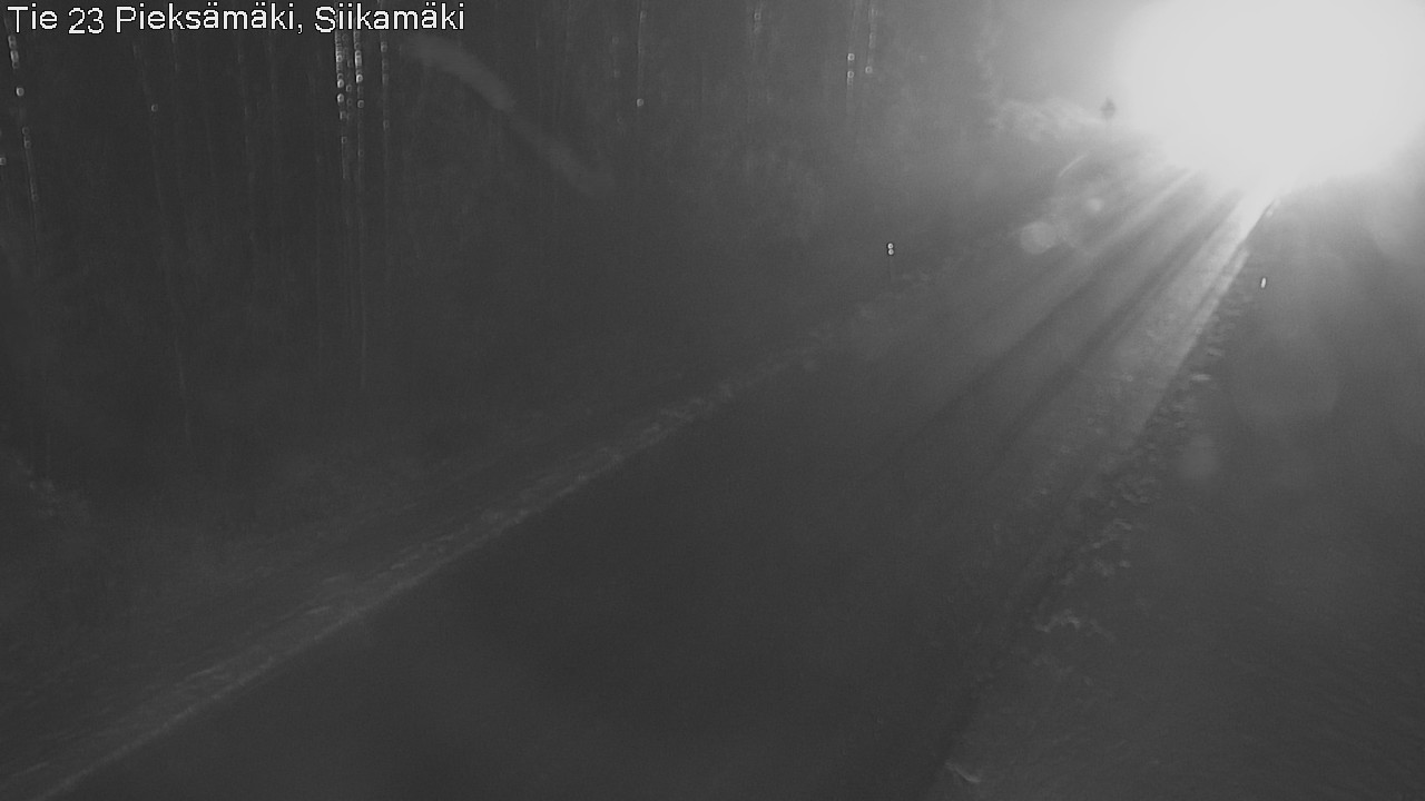 Weather Camera Image Väg 23 Pieksämäki, Siikamäki, Pieksämäki, Etelä-Savo