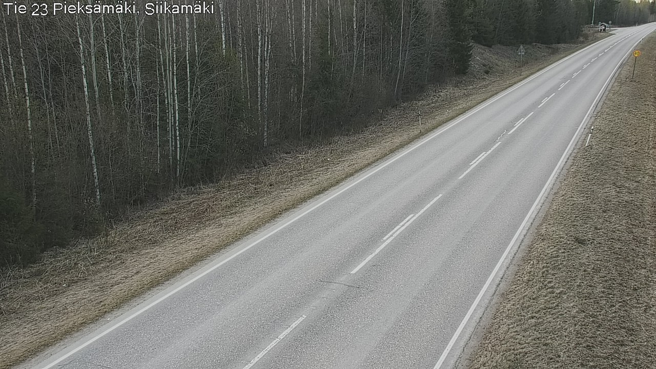 Weather Camera Image Road 23 Pieksämäki, Siikamäki, Pieksämäki, Etelä-Savo