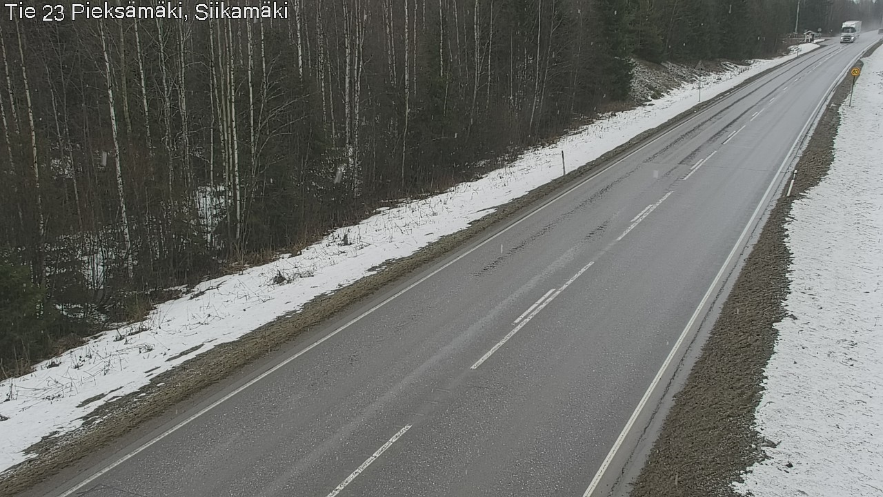 Weather Camera Image Road 23 Pieksämäki, Siikamäki, Pieksämäki, Etelä-Savo