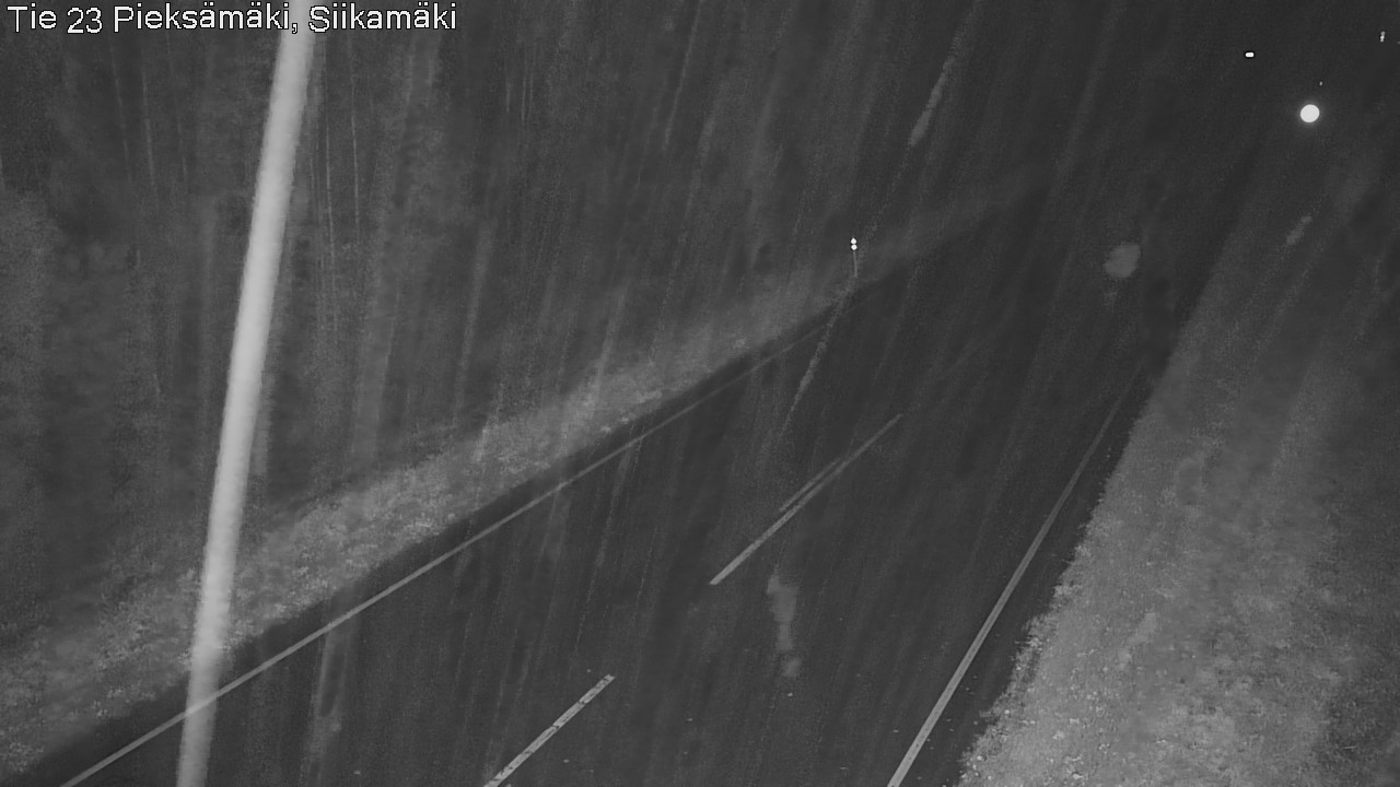 Weather Camera Image Road 23 Pieksämäki, Siikamäki, Pieksämäki, Etelä-Savo