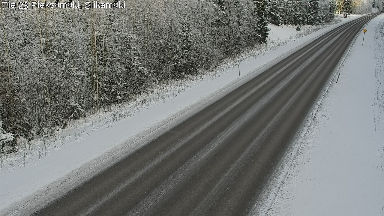 Weather Camera Image Road 23 Pieksämäki, Siikamäki, Pieksämäki, Etelä-Savo