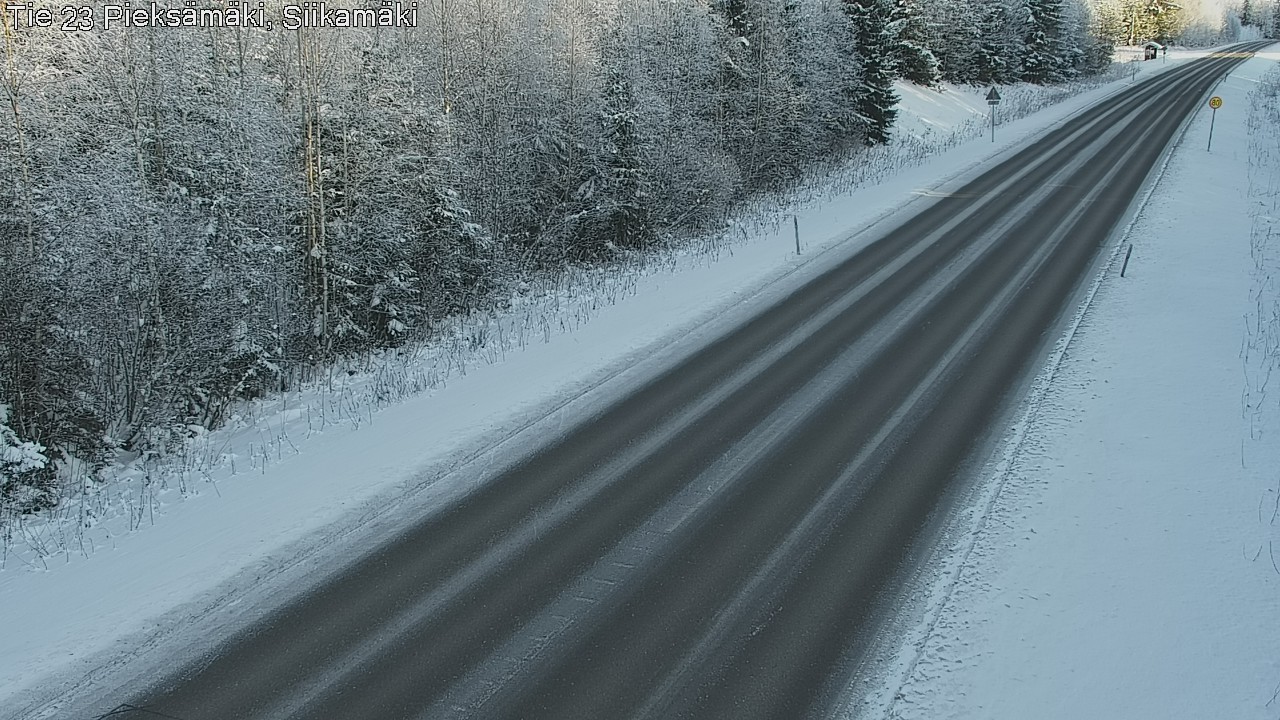 Weather Camera Image Road 23 Pieksämäki, Siikamäki, Pieksämäki, Etelä-Savo
