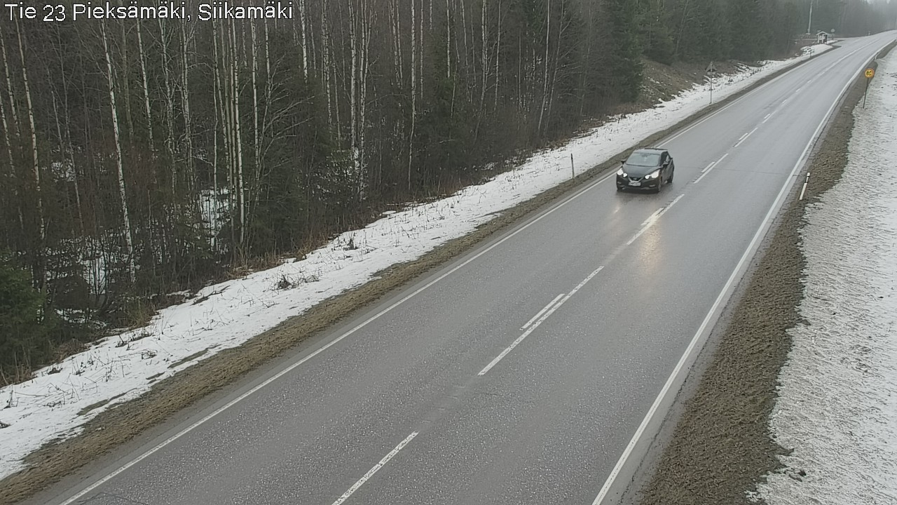 Weather Camera Image Road 23 Pieksämäki, Siikamäki, Pieksämäki, Etelä-Savo