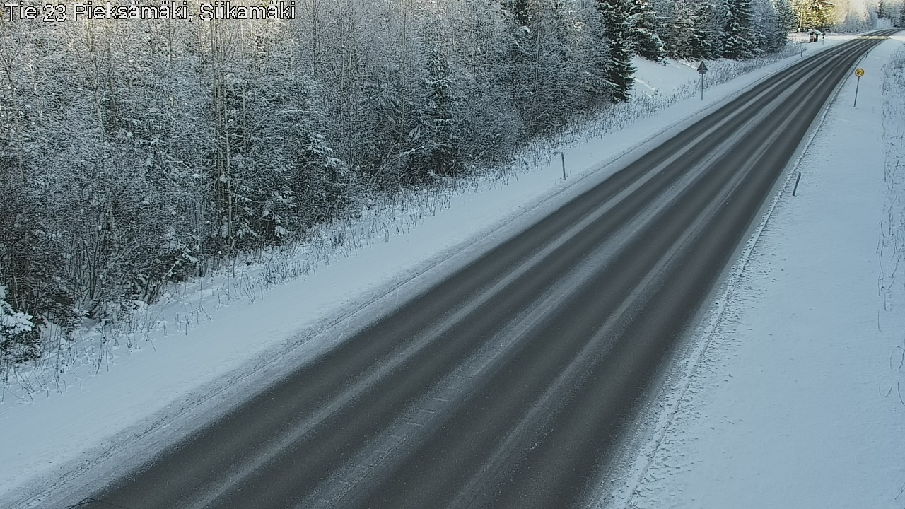 Weather Camera Image Road 23 Pieksämäki, Siikamäki, Pieksämäki, Etelä-Savo