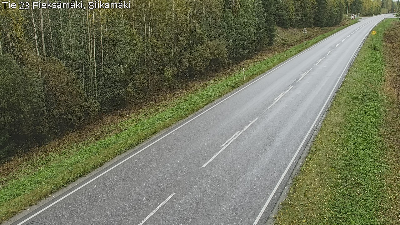 Weather Camera Image Road 23 Pieksämäki, Siikamäki, Pieksämäki, Etelä-Savo