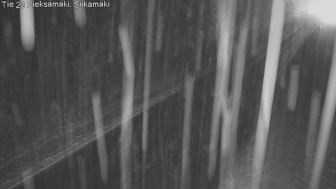 Weather Camera Image Road 23 Pieksämäki, Siikamäki, Pieksämäki, Etelä-Savo