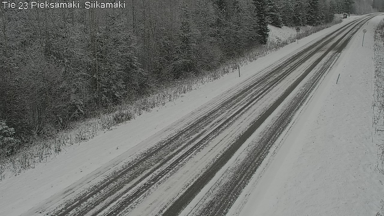 Weather Camera Image Road 23 Pieksämäki, Siikamäki, Pieksämäki, Etelä-Savo